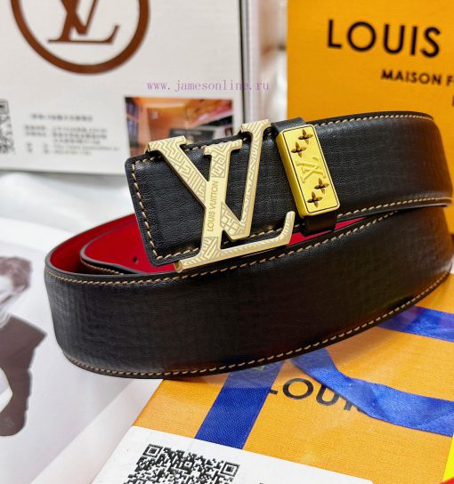 Belt LV Louis Vuitton's top tier replicaThe waistband is made of 100% cowhide, ensuring genu am58fqi6 - Image 2