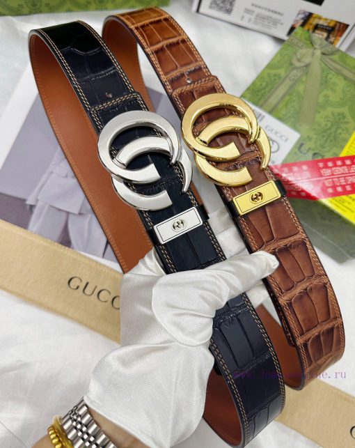 Belt Gucci Gucci's top tier replicaGucci belt 100% top layer cowhide, ensuring genuine leath 4kbkk77b - Image 10