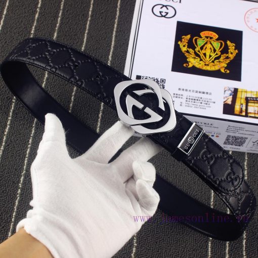GucciIdentify and receive a punch as a giftMaterial: 100% head layer cowhide belt, 24k pure 7rocn19w