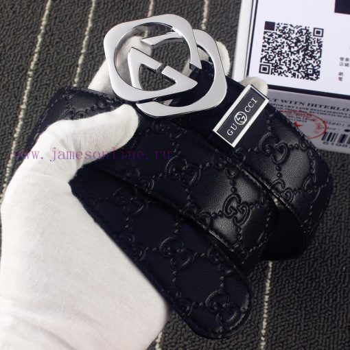 GucciIdentify and receive a punch as a giftMaterial: 100% head layer cowhide belt, 24k pure 7rocn19w - Image 6