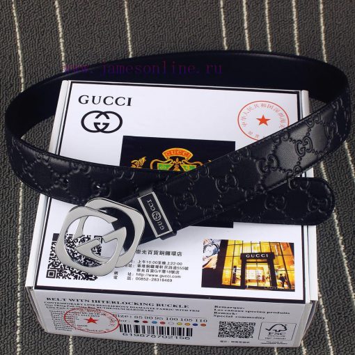 GucciIdentify and receive a punch as a giftMaterial: 100% head layer cowhide belt, 24k pure 7rocn19w - Image 7