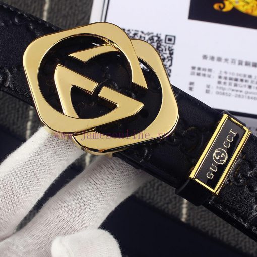 GucciIdentify and receive a punch as a giftMaterial: 100% head layer cowhide belt, 24k pure r7dwt05i - Image 3