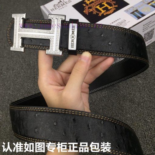 Hermes Hermes ostrich patternGrade: Italian imported 100% top layer cowhide, Hermes. Herm è 05wa67og - Image 4