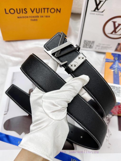 Belt LV Louis Vuitton's top tier replicaThe waistband is made of 100% head layer cowhide, en bmvrdwv5 - Image 3