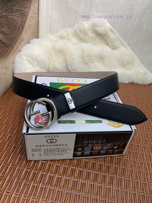 Gucci. Gucci  Material: Leather Belt with 100% Head Layer. The leather belt is guaranteed to jwoloux1 - Image 2