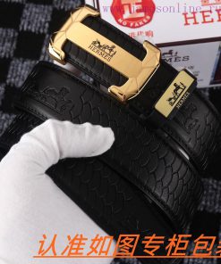 Men's belt HermesMen's leather belt is made of 100% head layer cowhide, ensuring that the 24 4qxi3hwz
