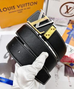 Belt LV Louis Vuitton's top tier replicaThe waistband is made of 100% head layer cowhide, en ramzjzab