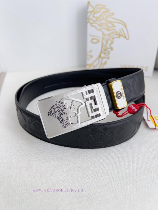 Versace Versace. ️ Belt and belt automatic beltAutomatic belt, classic head buckle made of p bkaki2nc