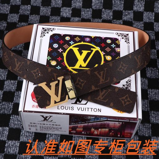 LV... Louis Vuitton ️The material is made of 100% top layer cowhide, ensuring that 24k pure greh53xa - Image 3
