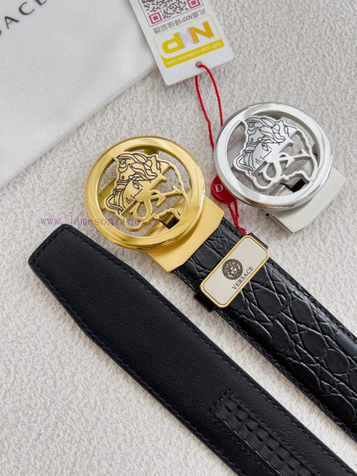 Versace Versace. ️ Belt and belt automatic beltAutomatic belt, classic head buckle made of p ykgndzj6 - Image 10