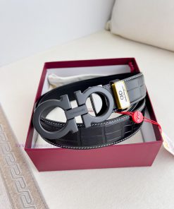 Ferragamo Ferrgamo ️ Belt and beltHanging buckle, classic hanging buckle made of pure copper mafdegk0