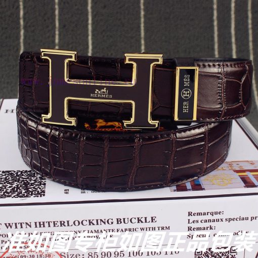 Belt Hermes Her...mes️The waistband is made of 100% cowhide, ensuring genuine leather. The 2 g33u1bpu - Image 2
