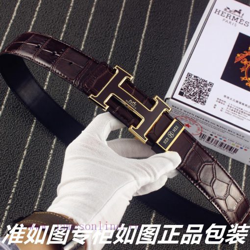Belt Hermes Her...mes️The waistband is made of 100% cowhide, ensuring genuine leather. The 2 g33u1bpu - Image 4