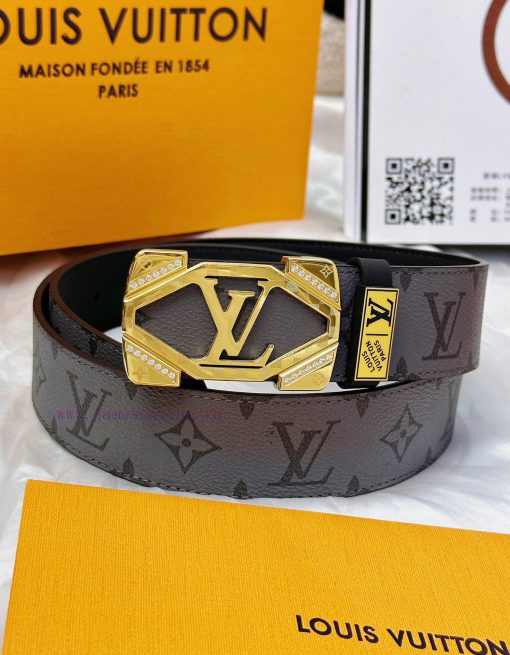 Belt LV Louis Vuitton Top Remakes-The waistband is made of 100% imported original cowhide, e 64pc8clp - Image 5