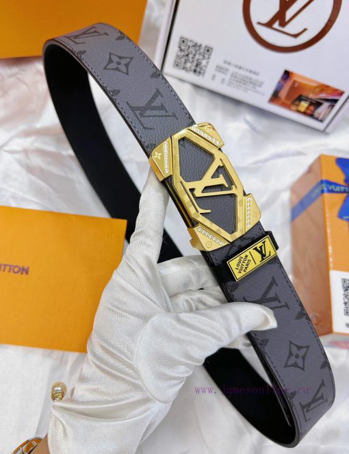 Belt LV Louis Vuitton Top Remakes-The waistband is made of 100% imported original cowhide, e 89vwg6t3 - Image 7
