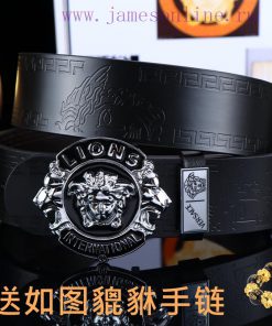 Belt Versace Ver…️Belt made of 100% head layer cowhide, double-sided lychee pattern, ensurin cinw5vvn