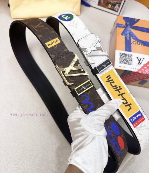 Belt LV Louis ReproductionThe waistband is made of 100% head layer cowhide, ensuring that th d3tidwdx