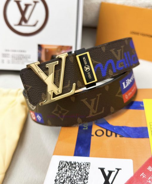 Belt LV Louis ReproductionThe waistband is made of 100% head layer cowhide, ensuring that th 36eoxxfa - Image 4