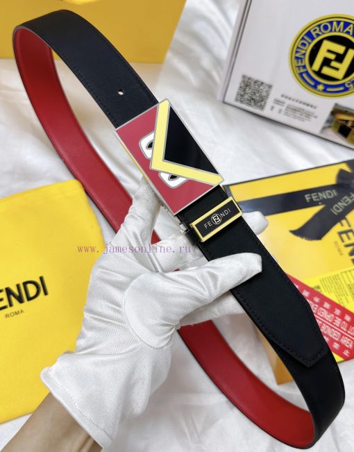 Belt FENDI Fendi ReproductionThe waistband is made of 100% imported top layer cowhide, ensur 5v711k6o - Image 9