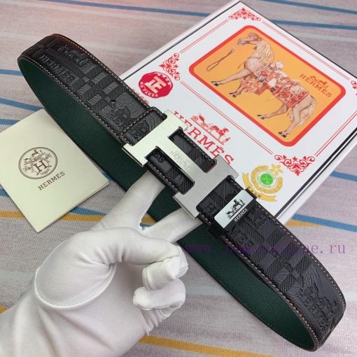 Hermes Hermès Material: Leather Belt with 100% Head Layer. The leather belt is guaranteed to isq2k2y9 - Image 3
