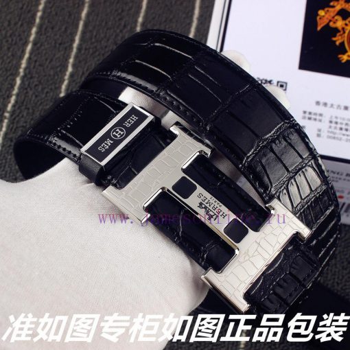 Hermes Her.. Mes ️ Crocodile PatternIdentify and receive a punch as a giftMaterial: 100% hea a4q8xbp7 - Image 5