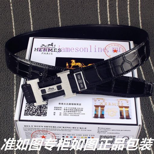 Hermes Her.. Mes ️ Crocodile PatternIdentify and receive a punch as a giftMaterial: 100% hea a4q8xbp7 - Image 7