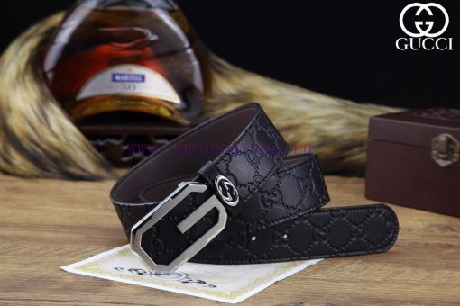 Complete setGUCCI100% dual color pure steel buckle materialThe material of the belt is 38mm tio667b4 - Image 8