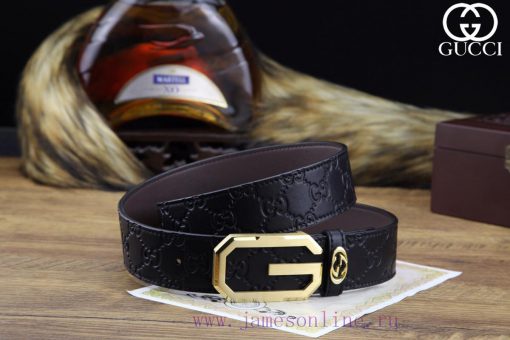 Complete setGUCCI100% dual color pure steel buckle materialThe material of the belt is 38mm tio667b4 - Image 9