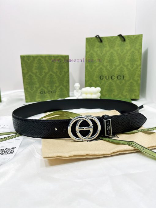 Belt Gucci Gucci️The waistband is made of 100% cowhide, ensuring genuine leather. The 24k gl cdkv1r12 - Image 8