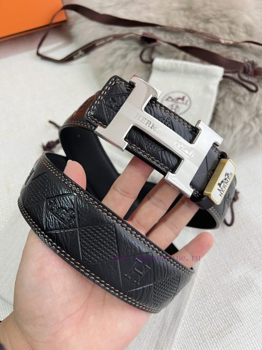 Hermes Hermes waist beltHanging buckle, classic pure steel material buckle head, double-side kt2s5j9e