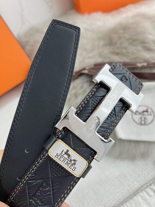 Hermes Hermes waist beltHanging buckle, classic pure steel material buckle head, double-side kt2s5j9e - Image 10