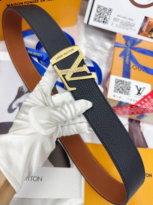 Belt LV Louis Vuitton Top Remakes-The belt is made of 100% imported original cowhide, ensuri znxkxdhg - Image 7