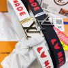 Belt LV Louis Vuitton's top tier replicaThe waistband is made of 100% cowhide, ensuring a do r303z6ux