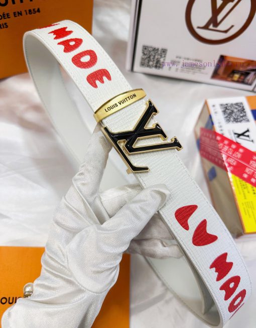 Belt LV Louis Vuitton's top tier replicaThe waistband is made of 100% cowhide, ensuring a do r303z6ux - Image 8