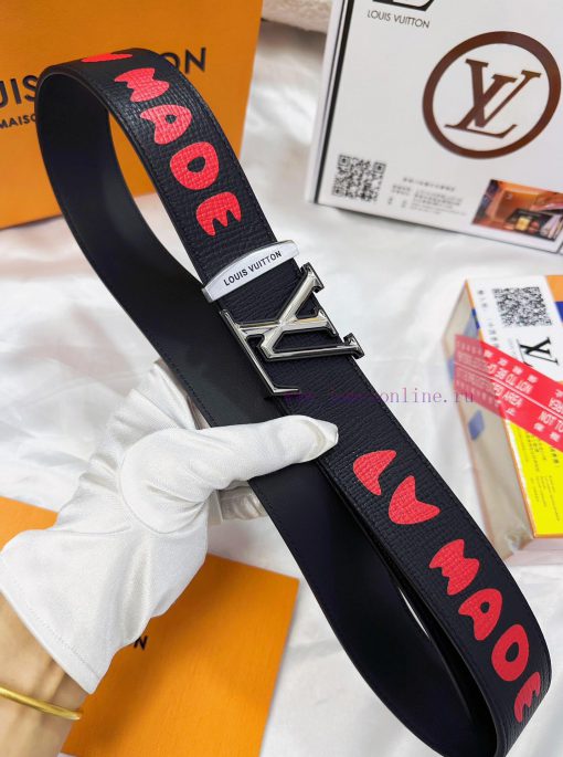 Belt LV Louis Vuitton's top tier replicaThe waistband is made of 100% cowhide, ensuring a do r303z6ux - Image 9