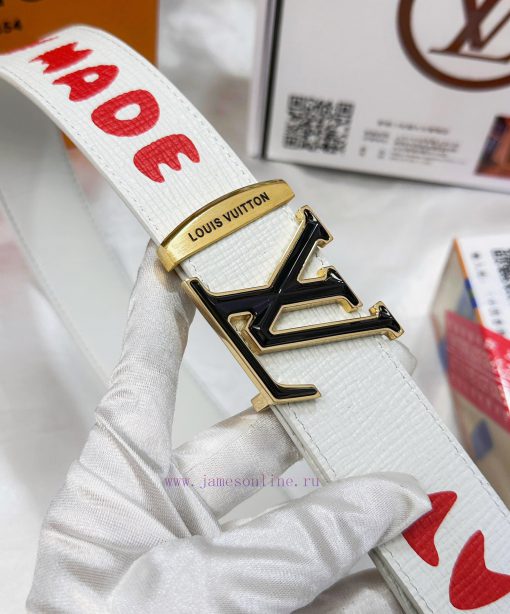 Belt LV Louis Vuitton's top tier replicaThe waistband is made of 100% cowhide, ensuring a do ttwf3nnt - Image 9