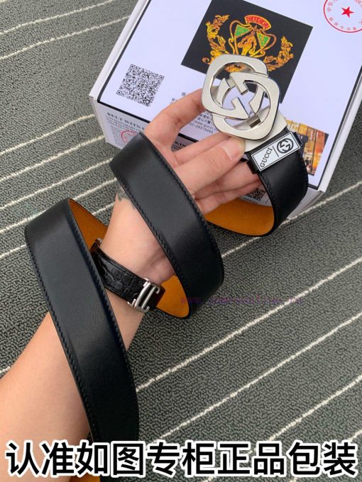 Belt Gucci Gucci automatic buckleThe waistband is made of 100% cowhide, ensuring the same qu 77aj9opk - Image 7