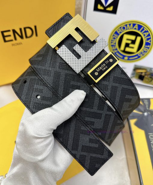 Belt FENDI Fendi ReproductionThe waistband is made of 100% top layer cowhide, ensuring a dou 7yhfah6k - Image 3