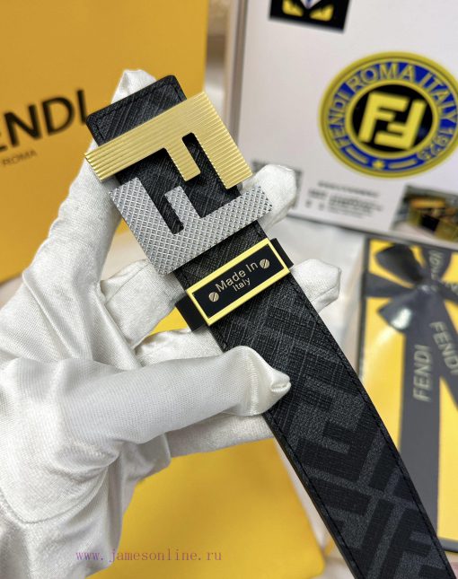 Belt FENDI Fendi ReproductionThe waistband is made of 100% top layer cowhide, ensuring a dou 7yhfah6k - Image 10