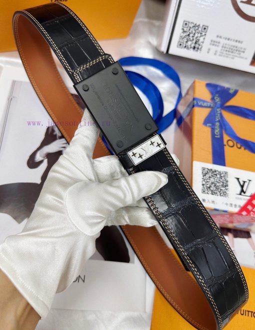 Belt LV Louis Vuitton Top Remakes-The belt is made of 100% imported original cowhide, ensuri f44mlzxu - Image 8