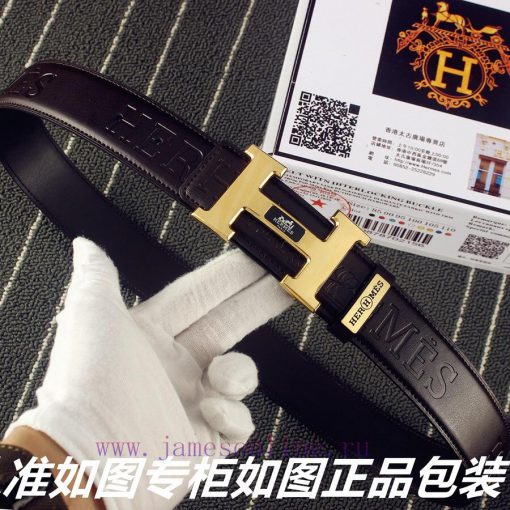 Hermes Her..mes️Identify and receive a punch as a giftMaterial: 100% head layer cowhide belt glv46run - Image 4