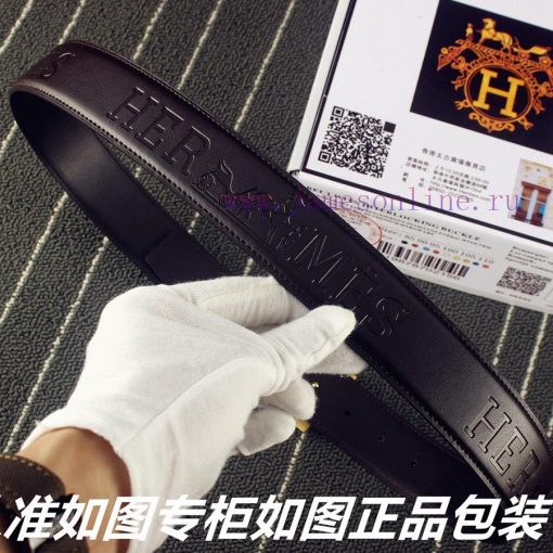 Hermes Her..mes️Identify and receive a punch as a giftMaterial: 100% head layer cowhide belt glv46run - Image 8