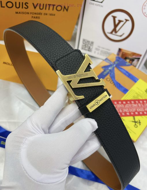 Belt LV Louis Vuitton's top tier replicaThe waistband is made of 100% cowhide, ensuring a ge g261vgm2 - Image 6