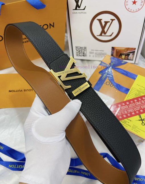 Belt LV Louis Vuitton's top tier replicaThe waistband is made of 100% cowhide, ensuring a ge g261vgm2 - Image 8