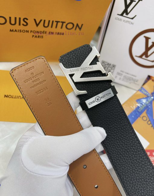 Belt LV Louis Vuitton's top tier replicaThe waistband is made of 100% cowhide, ensuring a ge cd9alzzc - Image 8