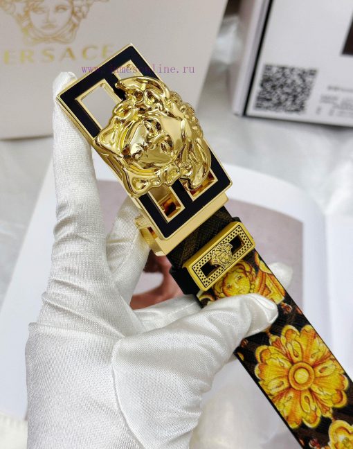Belt Versace Versace Top RemakeThe waistband is made of 100% head layer cowhide, ensuring th k7gdb0rp - Image 8