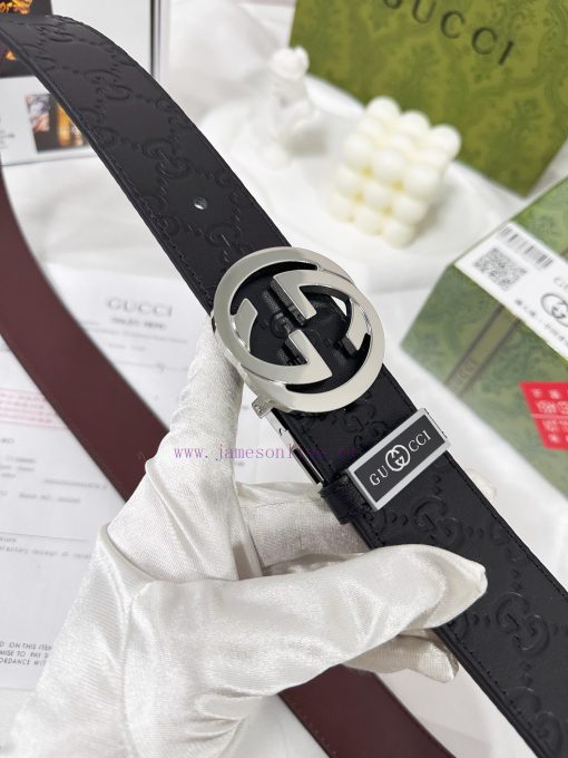 Belt Gucci Gucci️The waistband is made of 100% head layer cowhide, ensuring the rotating use 39w0y1yt - Image 6