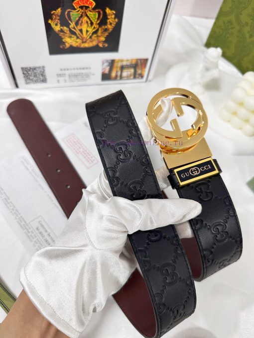 Belt Gucci Gucci️The waistband is made of 100% head layer cowhide, ensuring the rotating use qn9c6s70 - Image 6