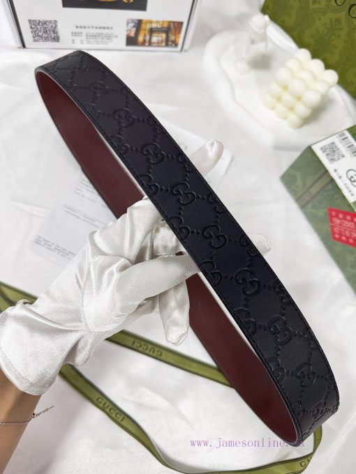 Belt Gucci Gucci️The waistband is made of 100% head layer cowhide, ensuring the rotating use 39w0y1yt - Image 9