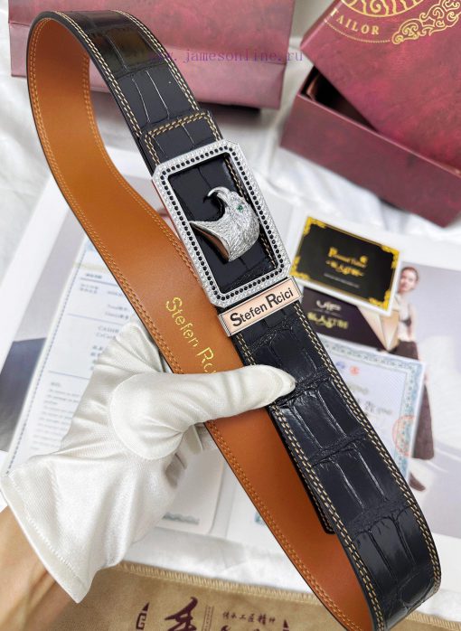 Belt Stefen Rcici Nitz ️Belt replica Private customized high-end supply versionImported orig 08js5352 - Image 7